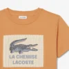 T-shirt in cotone con dettaglio badge T-shirt in cotone con dettaglio badge