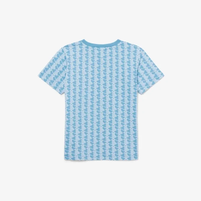 T-shirt in cotone con monogramma T-shirt in cotone con monogramma