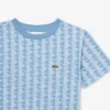 T-shirt in cotone con monogramma T-shirt in cotone con monogramma