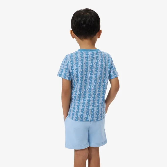 T-shirt in cotone con monogramma T-shirt in cotone con monogramma