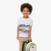 T-shirt in cotone con stampa coccodrillo T-shirt in cotone con stampa coccodrillo