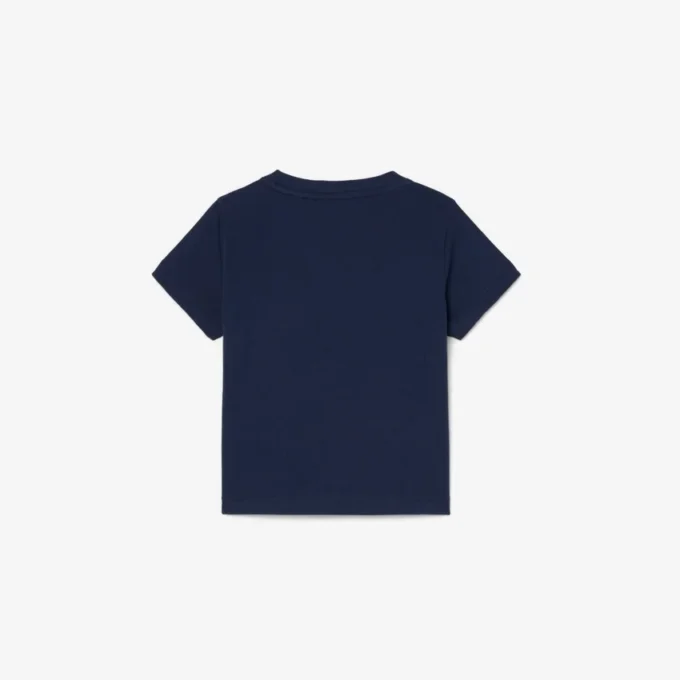 T-shirt in cotone con stampa coccodrillo T-shirt in cotone con stampa coccodrillo