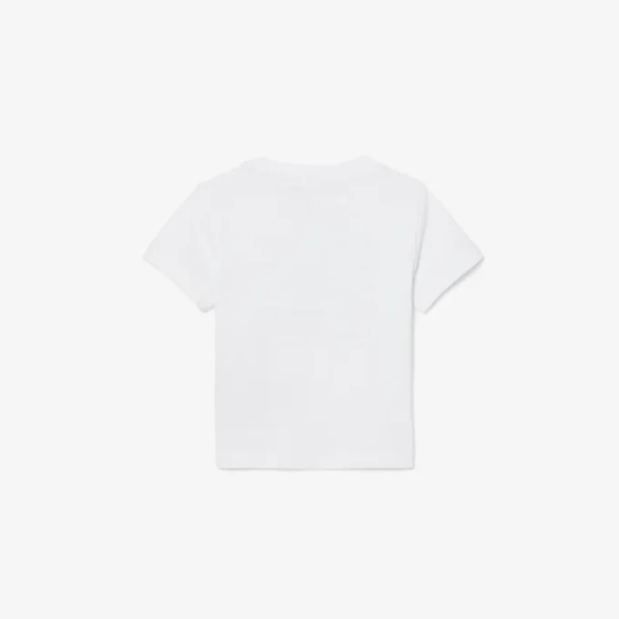 T-shirt in cotone con stampa coccodrillo T-shirt in cotone con stampa coccodrillo