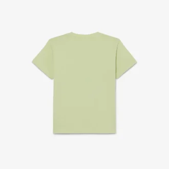 T-shirt in cotone con stampa coccodrillo