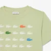 T-shirt in cotone con stampa coccodrillo T-shirt in cotone con stampa coccodrillo