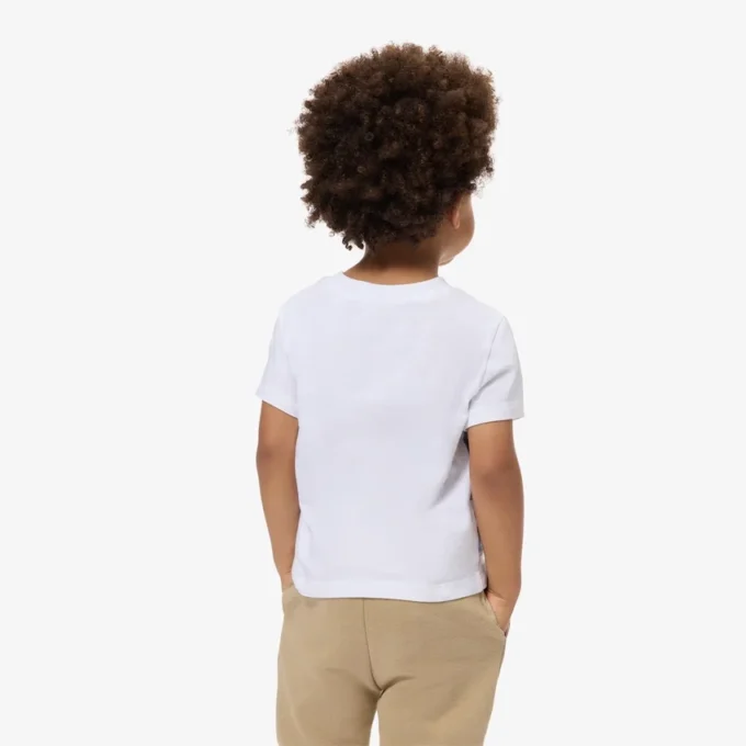 T-shirt in cotone con stampa coccodrillo T-shirt in cotone con stampa coccodrillo