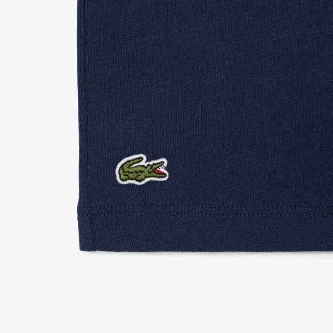 T-shirt in cotone con stampa coccodrillo T-shirt in cotone con stampa coccodrillo