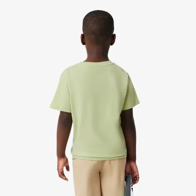 T-shirt in cotone con stampa coccodrillo T-shirt in cotone con stampa coccodrillo