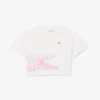 T-shirt in cotone con stampa coccodrillo T-shirt in cotone con stampa coccodrillo