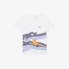 T-shirt in cotone con stampa coccodrillo T-shirt in cotone con stampa coccodrillo