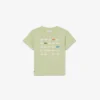 T-shirt in cotone con stampa coccodrillo T-shirt in cotone con stampa coccodrillo