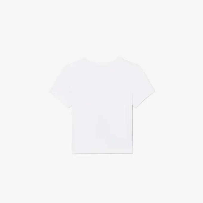 T-shirt in cotone con stampa coccodrillo T-shirt in cotone con stampa coccodrillo