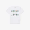 T-shirt in cotone con stampa coccodrillo T-shirt in cotone con stampa coccodrillo