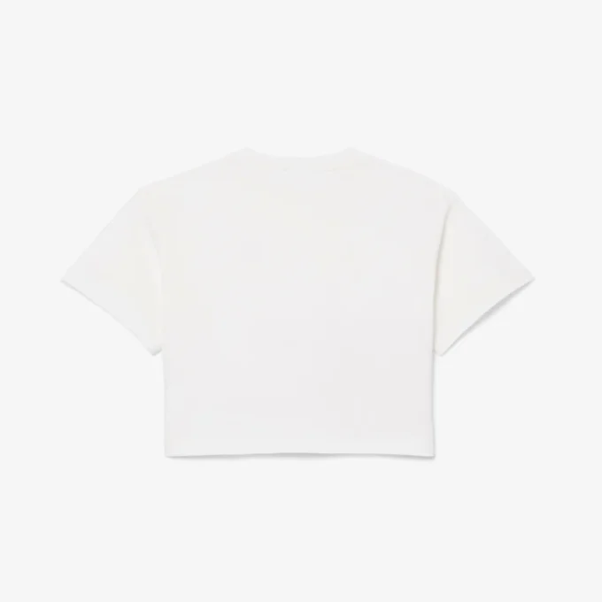 T-shirt in cotone con stampa coccodrillo T-shirt in cotone con stampa coccodrillo