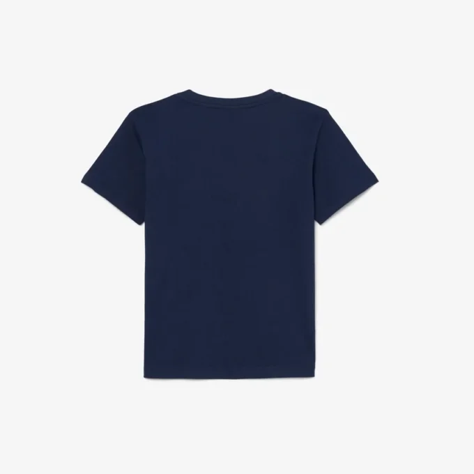 T-shirt in cotone con stampa coccodrillo T-shirt in cotone con stampa coccodrillo