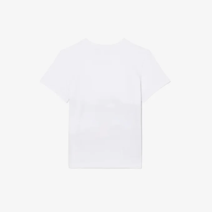 T-shirt in cotone con stampa coccodrillo T-shirt in cotone con stampa coccodrillo