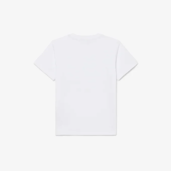 T-shirt in cotone con stampa coccodrillo T-shirt in cotone con stampa coccodrillo