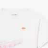 T-shirt in cotone con stampa coccodrillo T-shirt in cotone con stampa coccodrillo