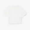 T-shirt in cotone con stampa coccodrillo