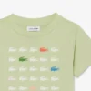 T-shirt in cotone con stampa coccodrillo T-shirt in cotone con stampa coccodrillo