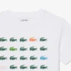 T-shirt in cotone con stampa coccodrillo T-shirt in cotone con stampa coccodrillo