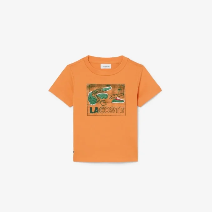 T-shirt in cotone con stampa grafica T-shirt in cotone con stampa grafica