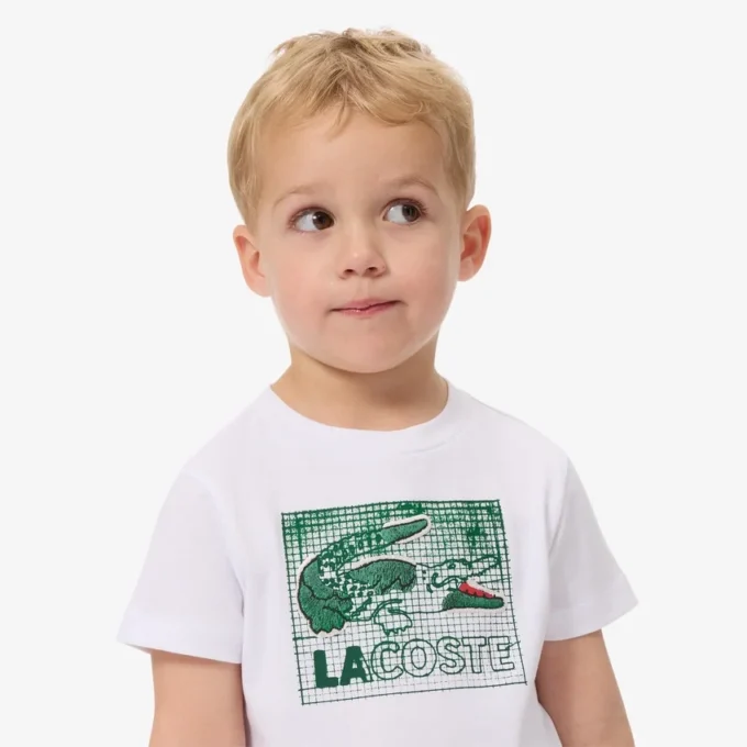 T-shirt in cotone con stampa grafica T-shirt in cotone con stampa grafica
