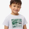 T-shirt in cotone con stampa grafica T-shirt in cotone con stampa grafica