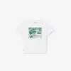 T-shirt in cotone con stampa grafica T-shirt in cotone con stampa grafica