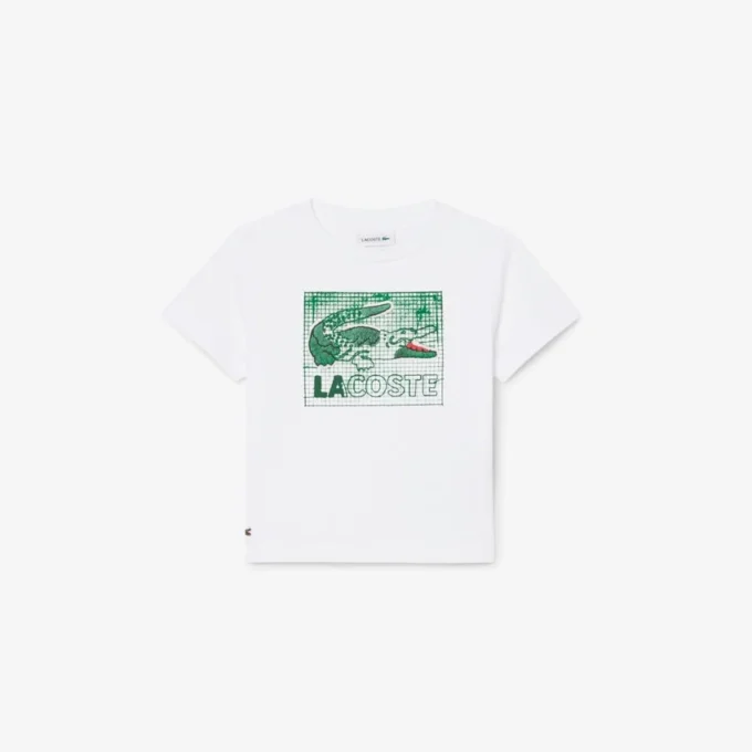 T-shirt in cotone con stampa grafica T-shirt in cotone con stampa grafica