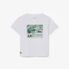 T-shirt in cotone con stampa grafica T-shirt in cotone con stampa grafica