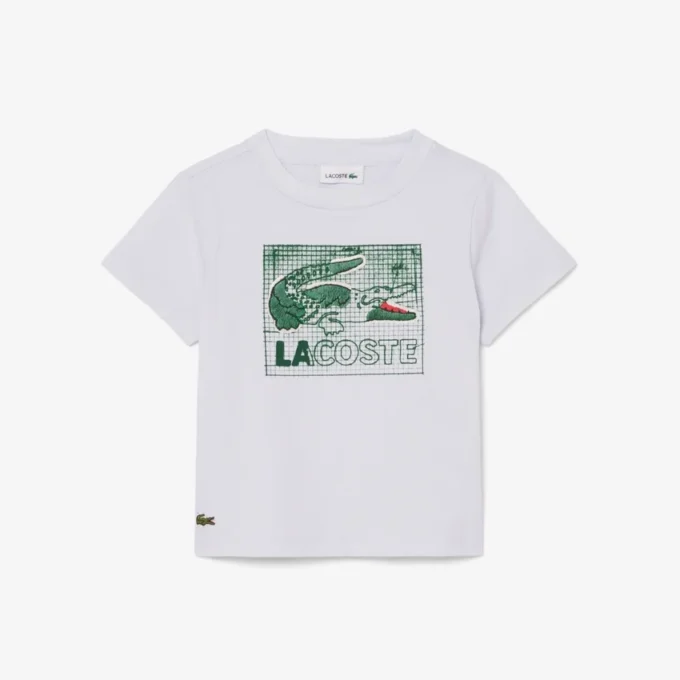 T-shirt in cotone con stampa grafica T-shirt in cotone con stampa grafica