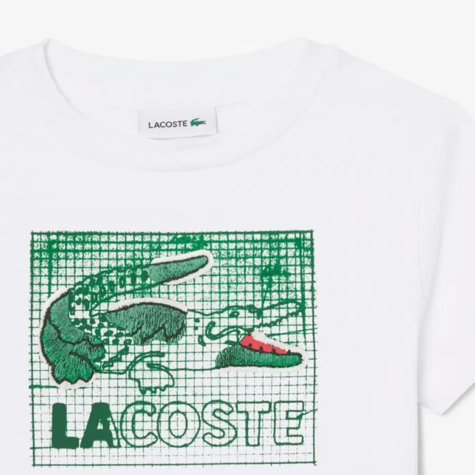 T-shirt in cotone con stampa grafica T-shirt in cotone con stampa grafica