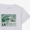 T-shirt in cotone con stampa grafica T-shirt in cotone con stampa grafica