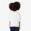 T-shirt in cotone oversize con stampa da bambina T-shirt in cotone oversize con stampa da bambina