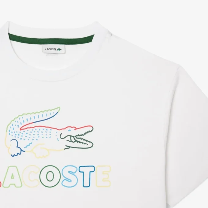 T-shirt in cotone oversize con stampa da bambina T-shirt in cotone oversize con stampa da bambina