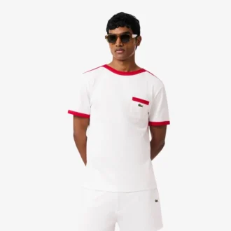 T-shirt in cotone pesante con dettaglio tasca T-shirt in cotone pesante con dettaglio tasca