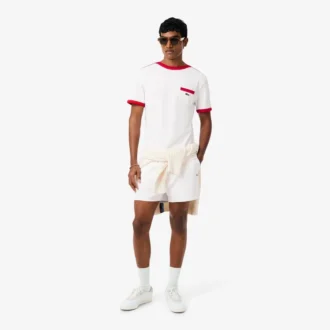 T-shirt in cotone pesante con dettaglio tasca T-shirt in cotone pesante con dettaglio tasca