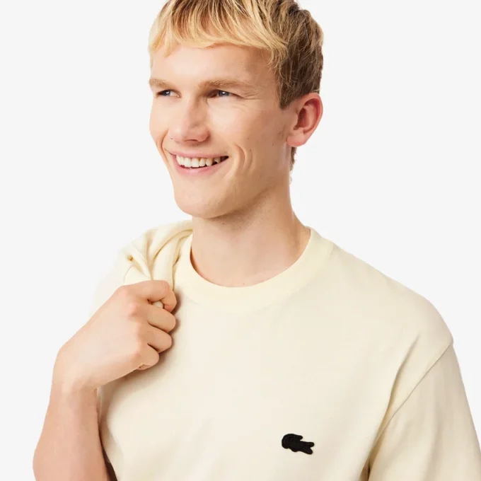 T-shirt in cotone pesante stampata T-shirt in cotone pesante stampata