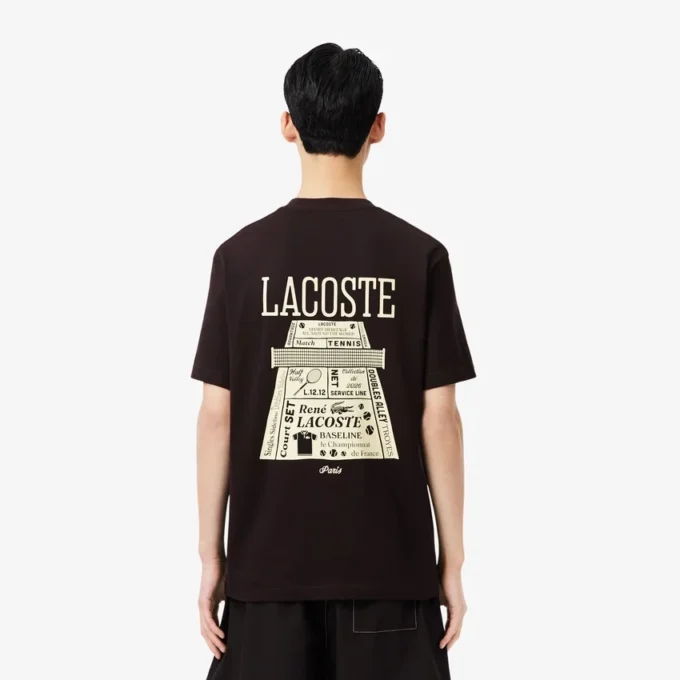 T-shirt in cotone pesante stampata T-shirt in cotone pesante stampata