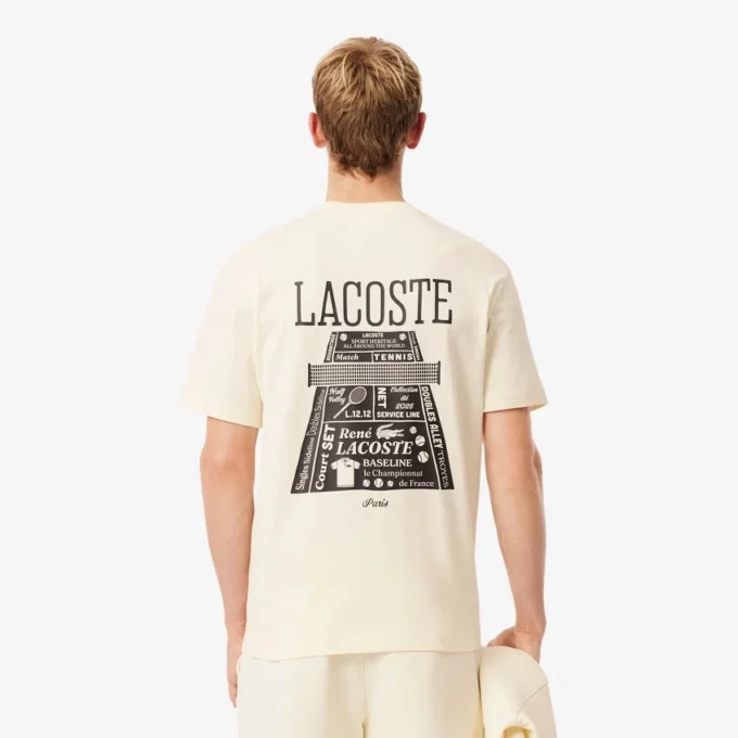 T-shirt in cotone pesante stampata T-shirt in cotone pesante stampata