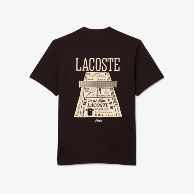 T-shirt in cotone pesante stampata T-shirt in cotone pesante stampata