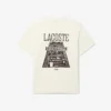 T-shirt in cotone pesante stampata T-shirt in cotone pesante stampata