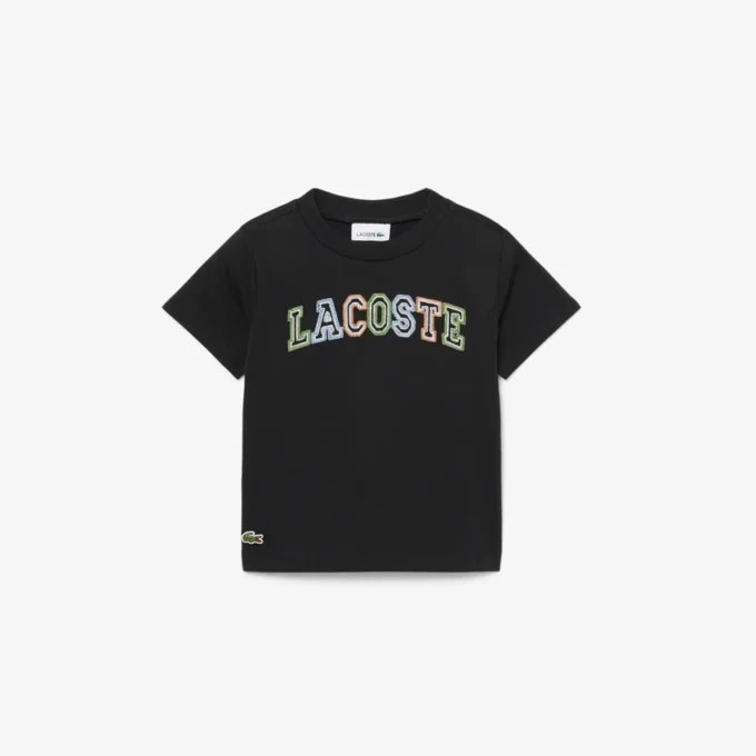 T-shirt in cotone ricamata T-shirt in cotone ricamata