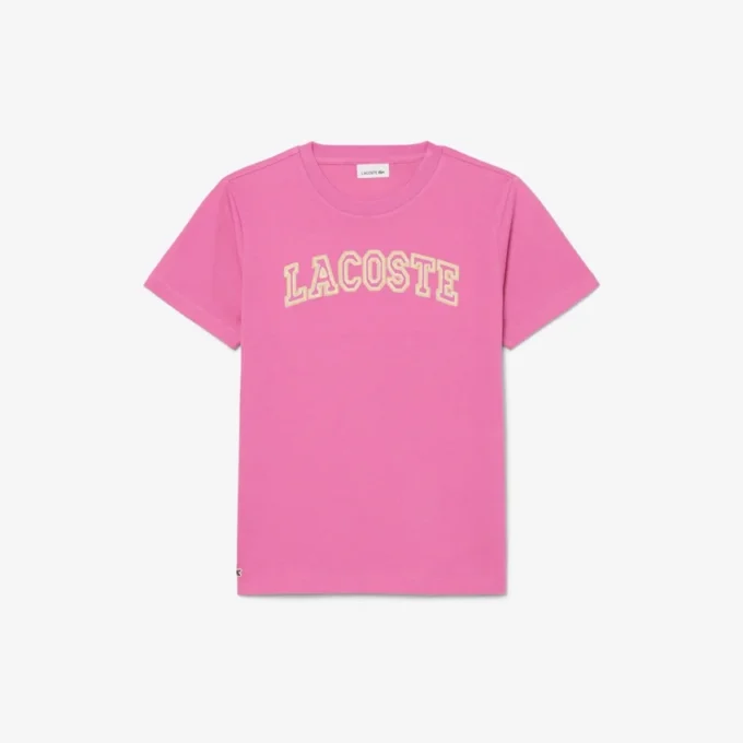 T-shirt in cotone ricamata T-shirt in cotone ricamata