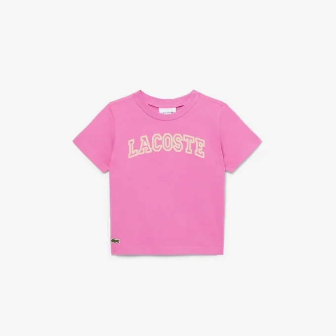 T-shirt in cotone ricamata T-shirt in cotone ricamata