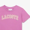 T-shirt in cotone ricamata T-shirt in cotone ricamata