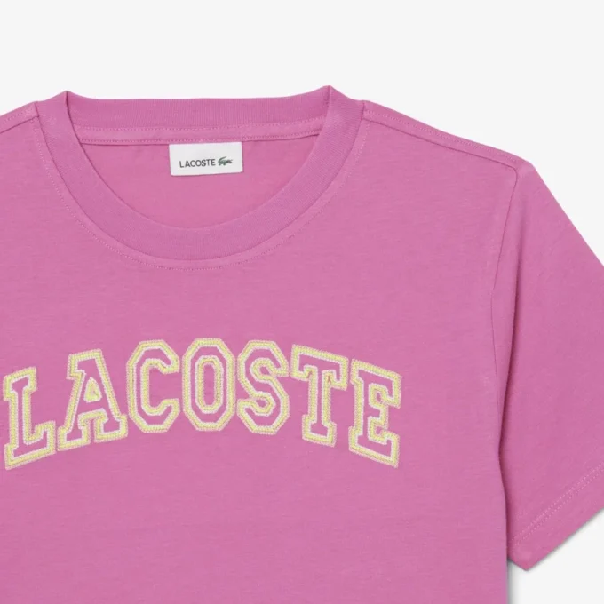 T-shirt in cotone ricamata T-shirt in cotone ricamata