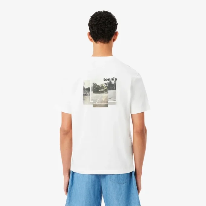 T-shirt in cotone stampata