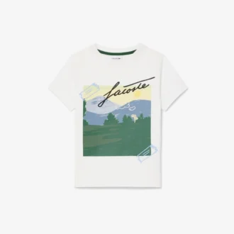 T-shirt in cotone stampata da bambino